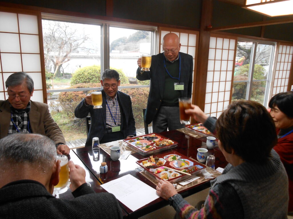 中森さんの乾杯の発声